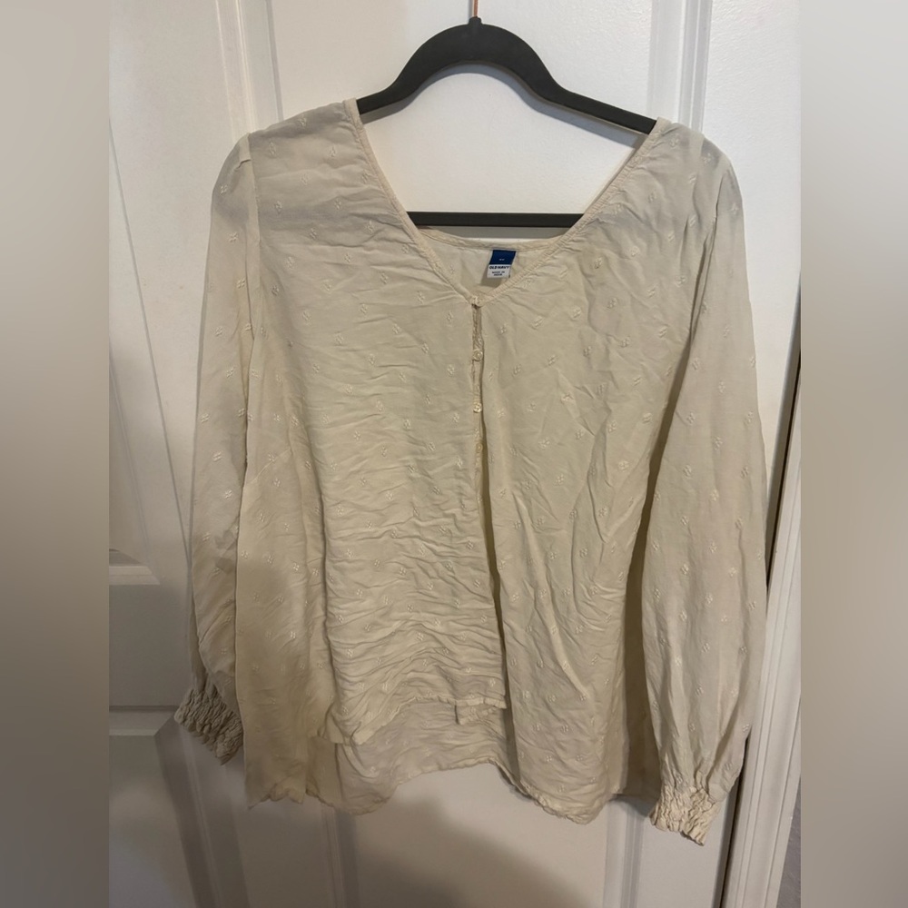 Crème blouse